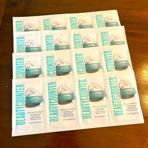 Beautycounter Reflect Effect AHA Smoothing Facial Mask 16 sample packets